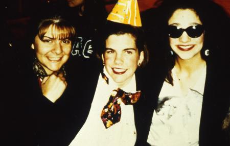 Three students, c.1996