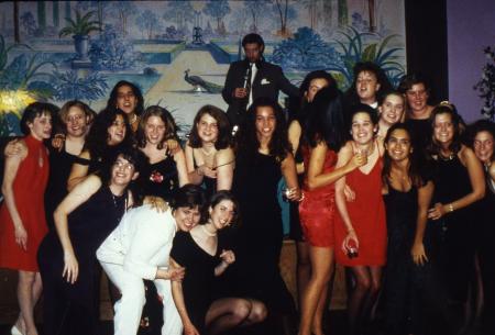 Students attend a formal event, c.1996