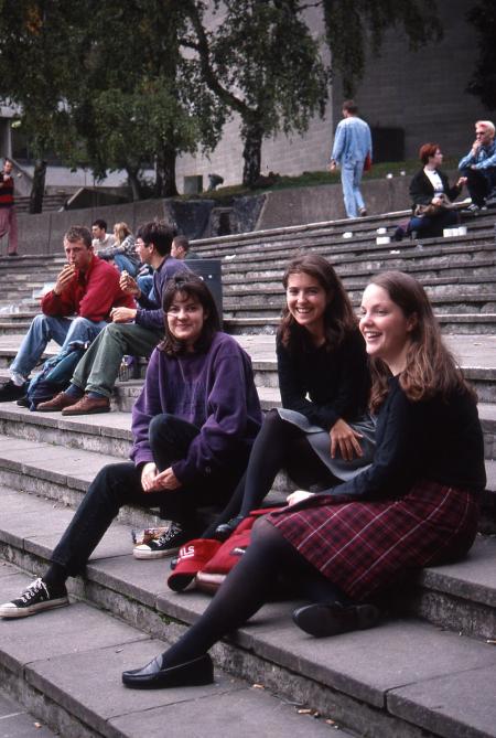 Students at University of East Anglia, 1995
