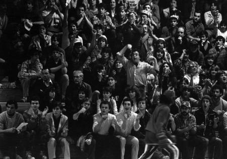 Fans Cheering on the Basketball Team, 1983