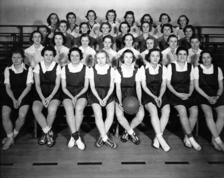 Dickinson Play Day Basketball Teams, 1938