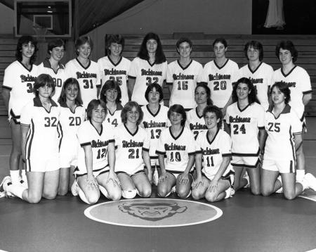 Women's Basketball Team, 1983