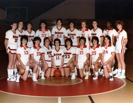 Women's Basketball Team, 1984