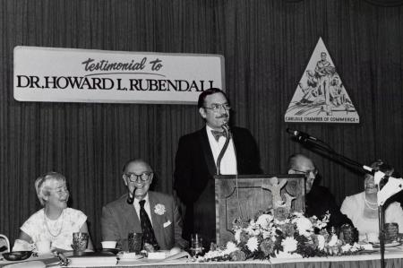 President Rubendall Testimonial, c.1975