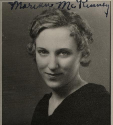 Marian A. McKinney, 1936