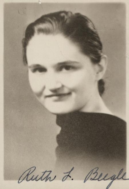 Ruth Louise Beegle, 1937