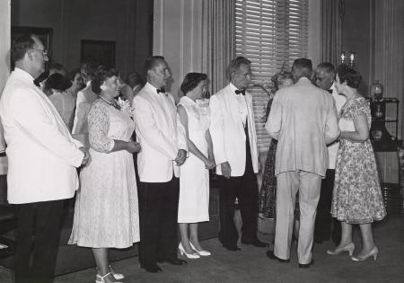 Inauguration of William Edel, 1946