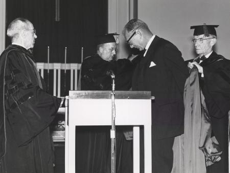 Inauguration of Howard Rubendall, 1961