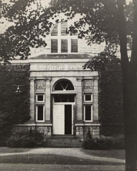 Entrance to Tome Scientific Building, c.1930