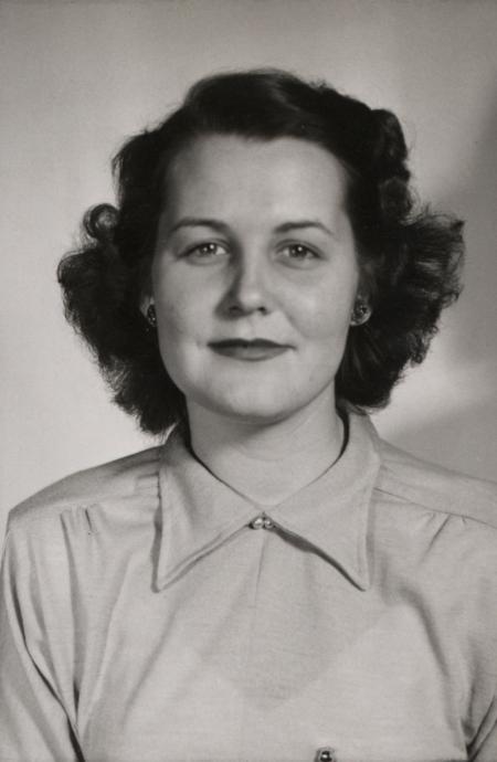 Dorothy Anne Heck, 1950