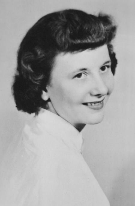Margaret Sheldrake McLaughlin, 1954