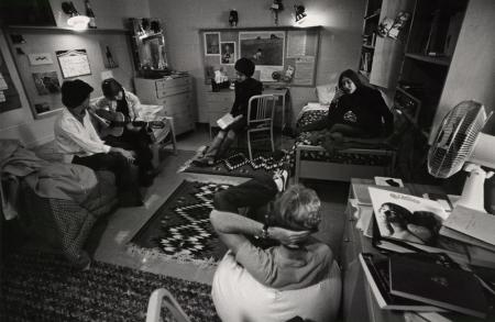 Students in a dorm room, c.1975