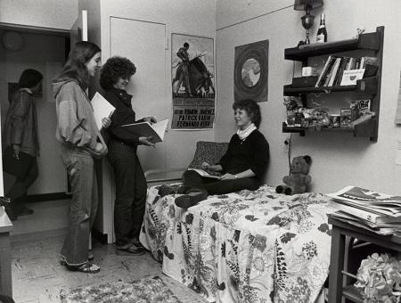 Dorm room in Morgan Hall, c.1980