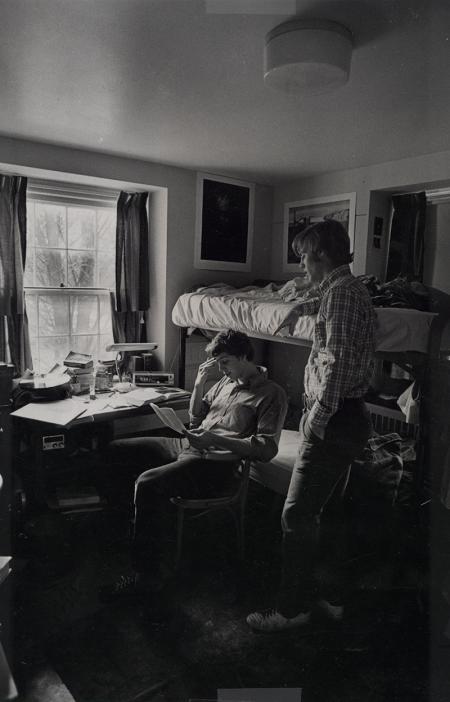 Dorm room in Morgan Hall, c.1985