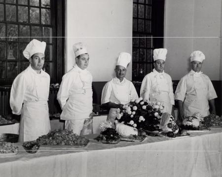 Homecoming buffet chefs, 1951
