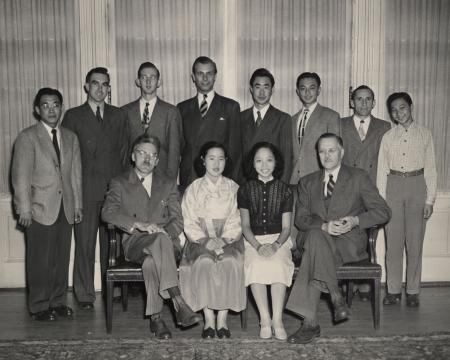 Faculty and Students, International Studies, 1949 