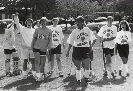Alumni Field Hockey team at Homecoming, 1991 