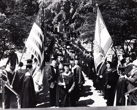 Academic Procession at Commencement, c.1955
