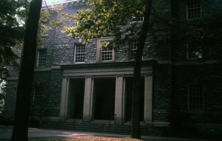 James W. Bosler Library entrance, c.1960