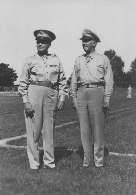 General Davis and Major Hank, 1944