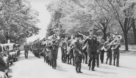 32nd College Training Detachment parade, 1944