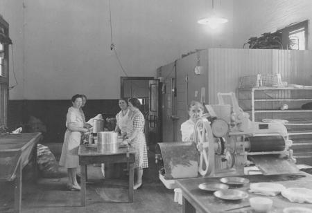 Cooks in the Mess Hall Kitchen, 1944