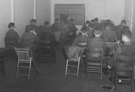 Cadets in class, 1944