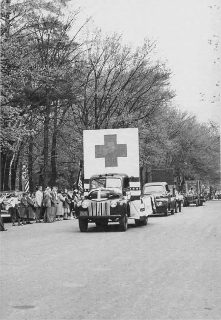 Front of the Civil War Float, 1948