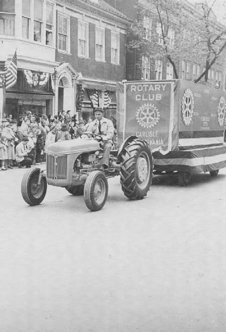 Rotary Club Float in the 175th Anniversary Parade, 1948