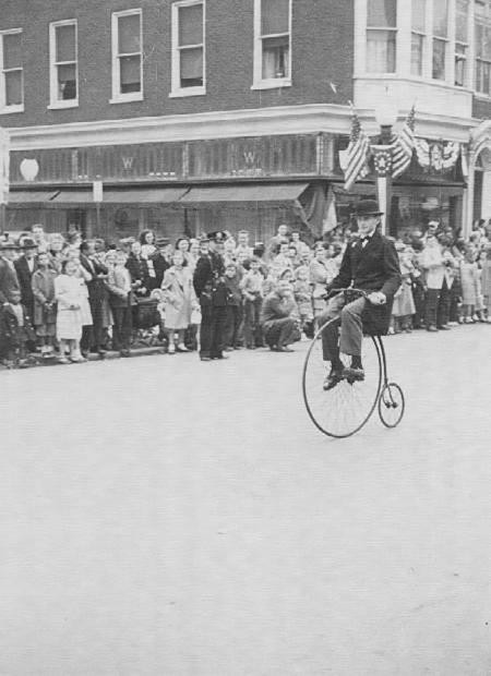 Penny-Farthing in the 175th Anniversary Parade, 1948