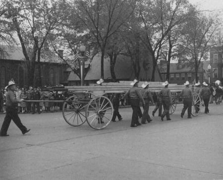 Firemen in the 175th Anniversary Parade, 1948