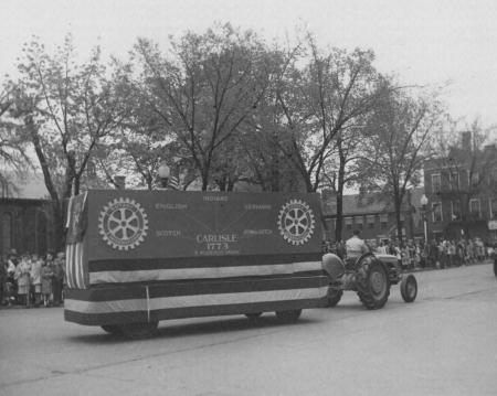 Rotary Club Float in the 175th Anniversary Parade, 1948