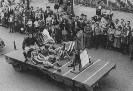 Float in the 175th Anniversary Parade, 1948