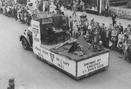 YMCA Float in the 175th Anniversary Parade, 1948