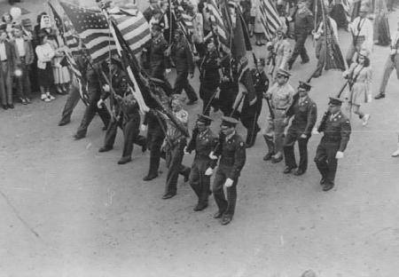 Soldiers in the 175th Anniversary Parade, 1948