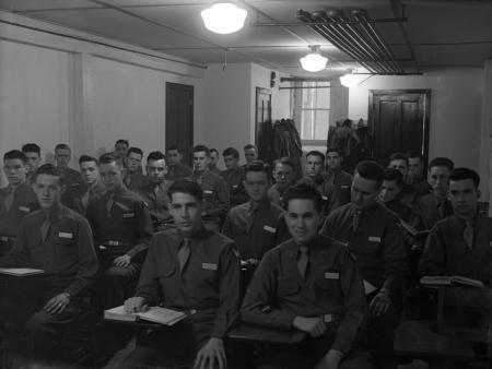 Cadets in class, 1944