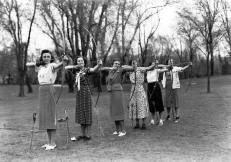 Women's Archery, c.1940