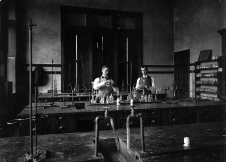 Chemistry lab, c.1900