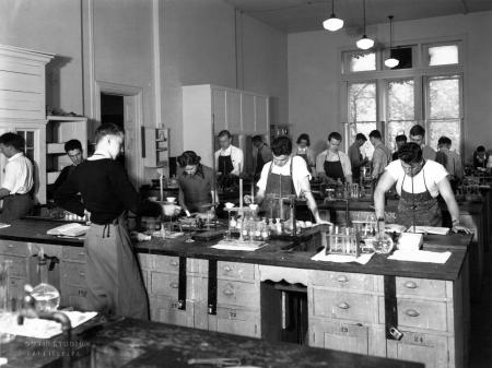 Chemistry lab, c.1945