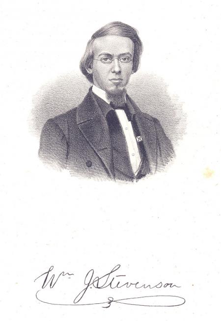 William J. Stevenson, 1858