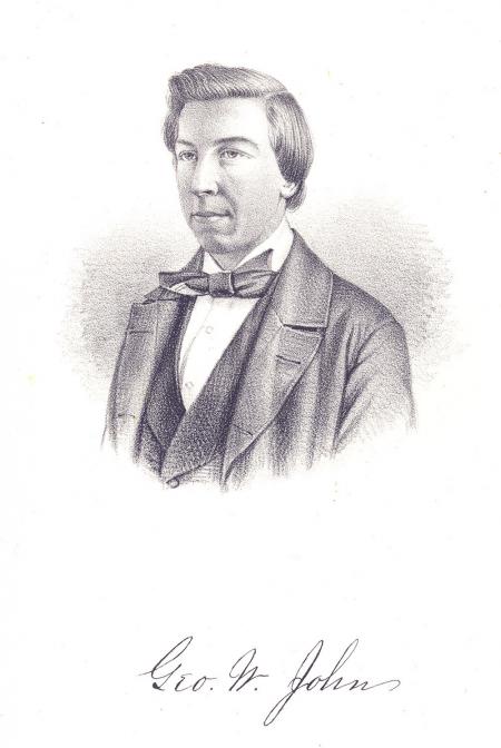 George W. John, 1859