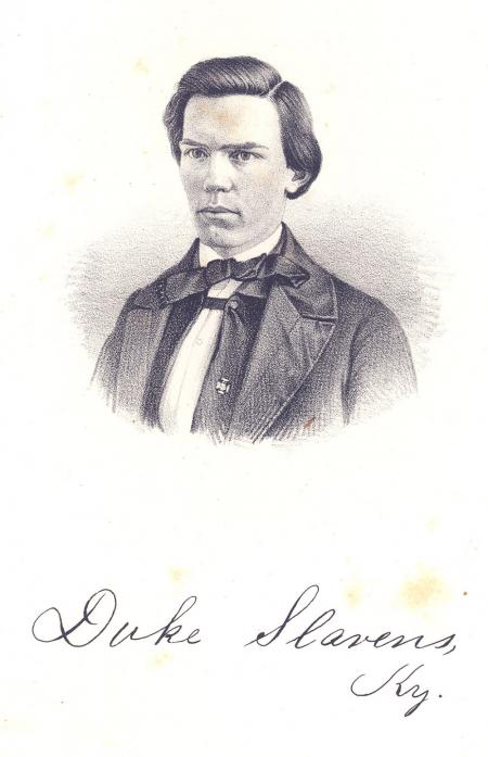 Duke Slavens, 1859