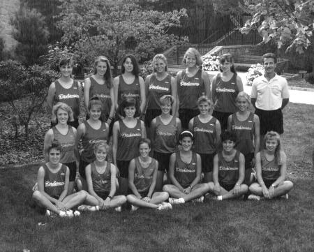 Women's Cross Country Team, 1991