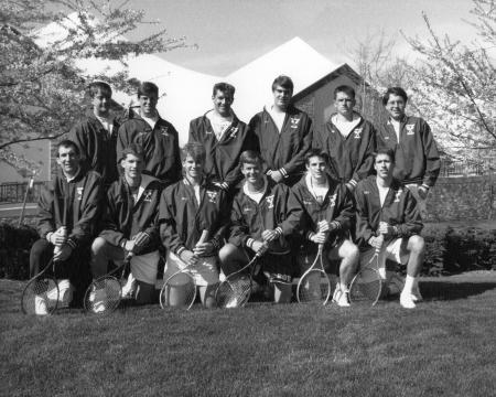 Men's Tennis Team, 1991