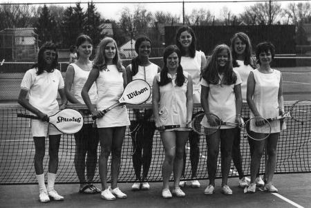Women's Tennis Team, 1972