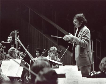 Conductor and Cellos, 1975