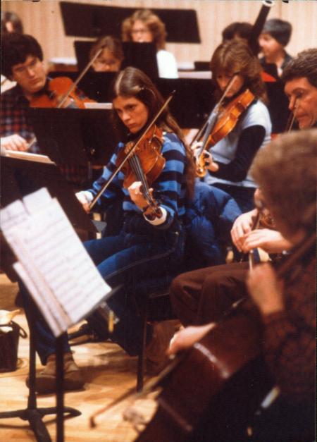 Orchestra rehearsal, c.1980