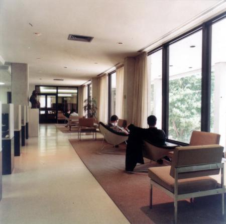 Spahr Library second floor, 1968