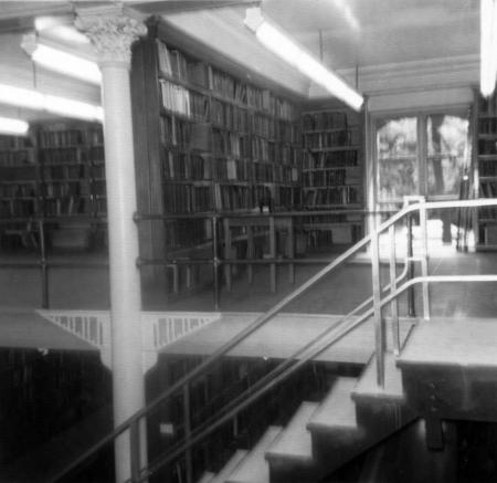 Bosler Hall library stacks, 1958