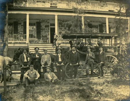 Men at Doubling Gap, PA, c.1895